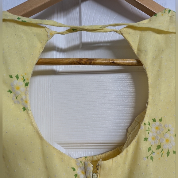 Vintage Yellow Maxi Dress - Picture 4 of 5